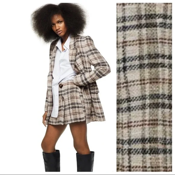 ZARA DOUBLE BREASTED BLAZER - Picture 3 of 6